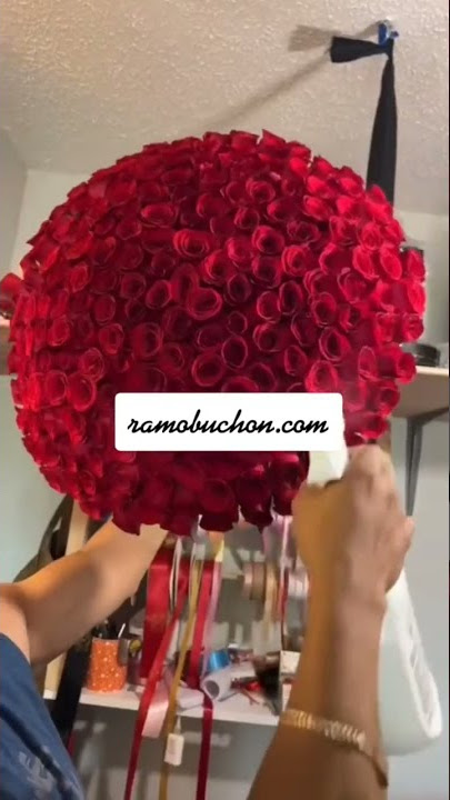 100roses #flowers #crown #flowerwrapping #diy #ramobuchon #flowerbouq, flower  bouquet