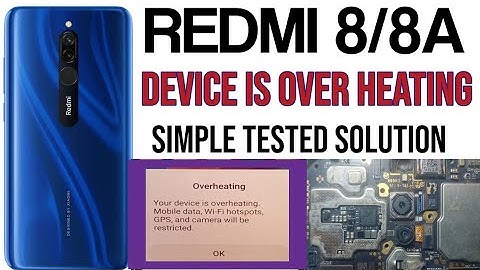 REDMI 8 APPARAAT OVERVERHIT OPLOSSING / REDMI 8A DUBBEL APPARAAT OVERVERHIT OPLOSSING