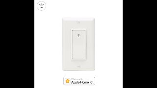 Homekit smart switch US， 2.4G Hz Wi-Fi，No need software/account,#homepod #applehomekit #smartswitch screenshot 1