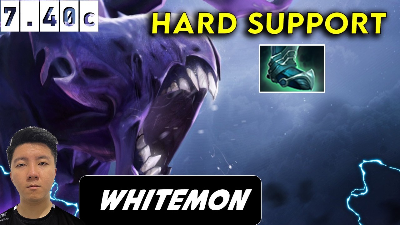 Whitemon Bane Hard Support - Dota 2 Patch 7.40c Pro Player Full gameplay