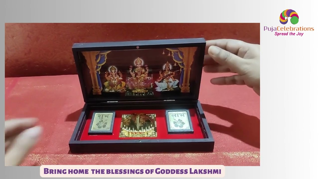 Lakshmi Ganesha Charan Box I Puja celebrations