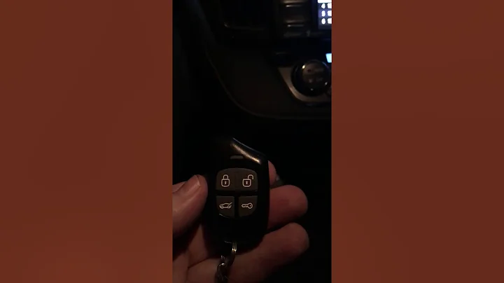 How to program Compustar Nustart remote 1 way 2 way key fob