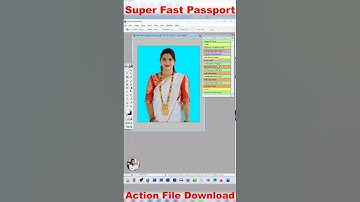 Fast Passport Photo Maker- Action File Free Download #riteshbnk #photoshopediting #photoshoptutorial
