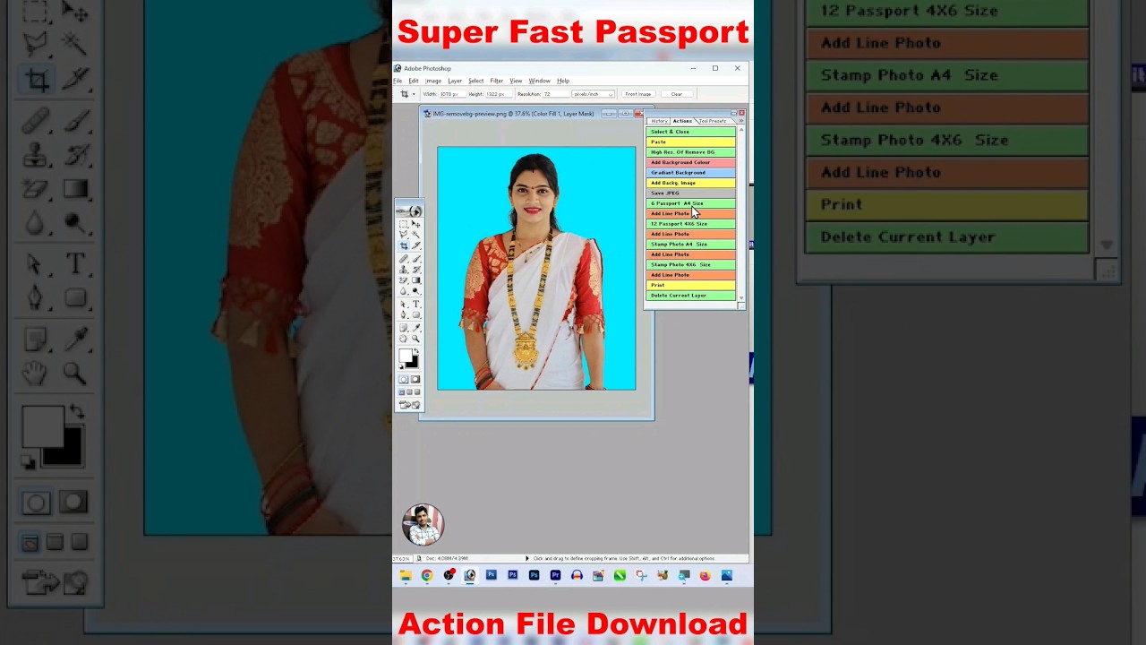 Fast Passport Photo Maker- Action File Free Download 