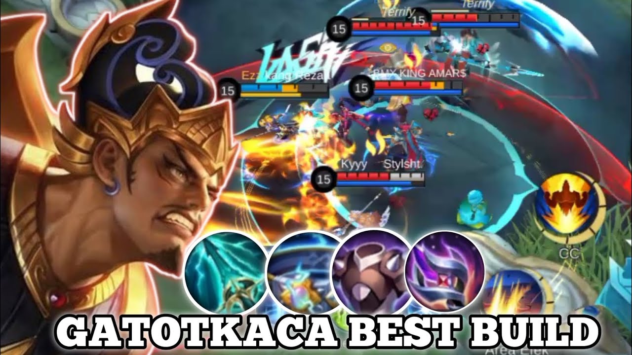 21 kills gatotkaca brutal damage‼️gatotkaca best build 2024