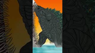 god zilla earth vs mega sea eater #godzilla #catmemes #aseelmurga #youtubeshorts