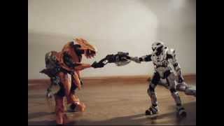 Halo Stop Motion Spartans vs Elites