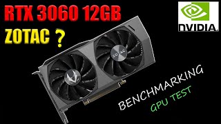 ZOTAC Gaming GEFORCE RTX 3060 TWIN EDGE 12GB FPS