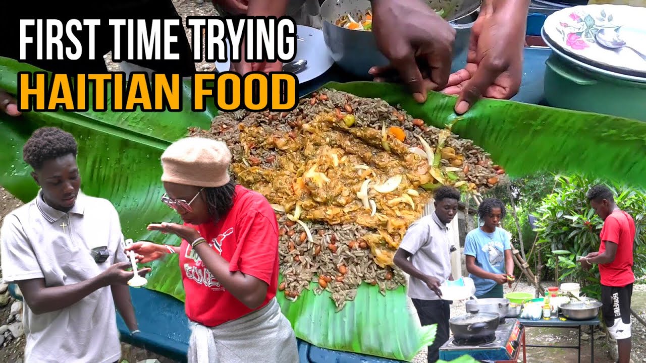 HER REACTION !!! African Trying Haitian Food for the First Time | African Tigress