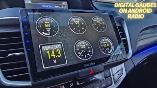 Digital Gauges On Car Radio screenshot 5