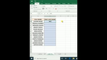 How to Use "Ctrl+E" In Excel Sheet🤔 #excel #youtubeshorts #shorts#advancedexcel