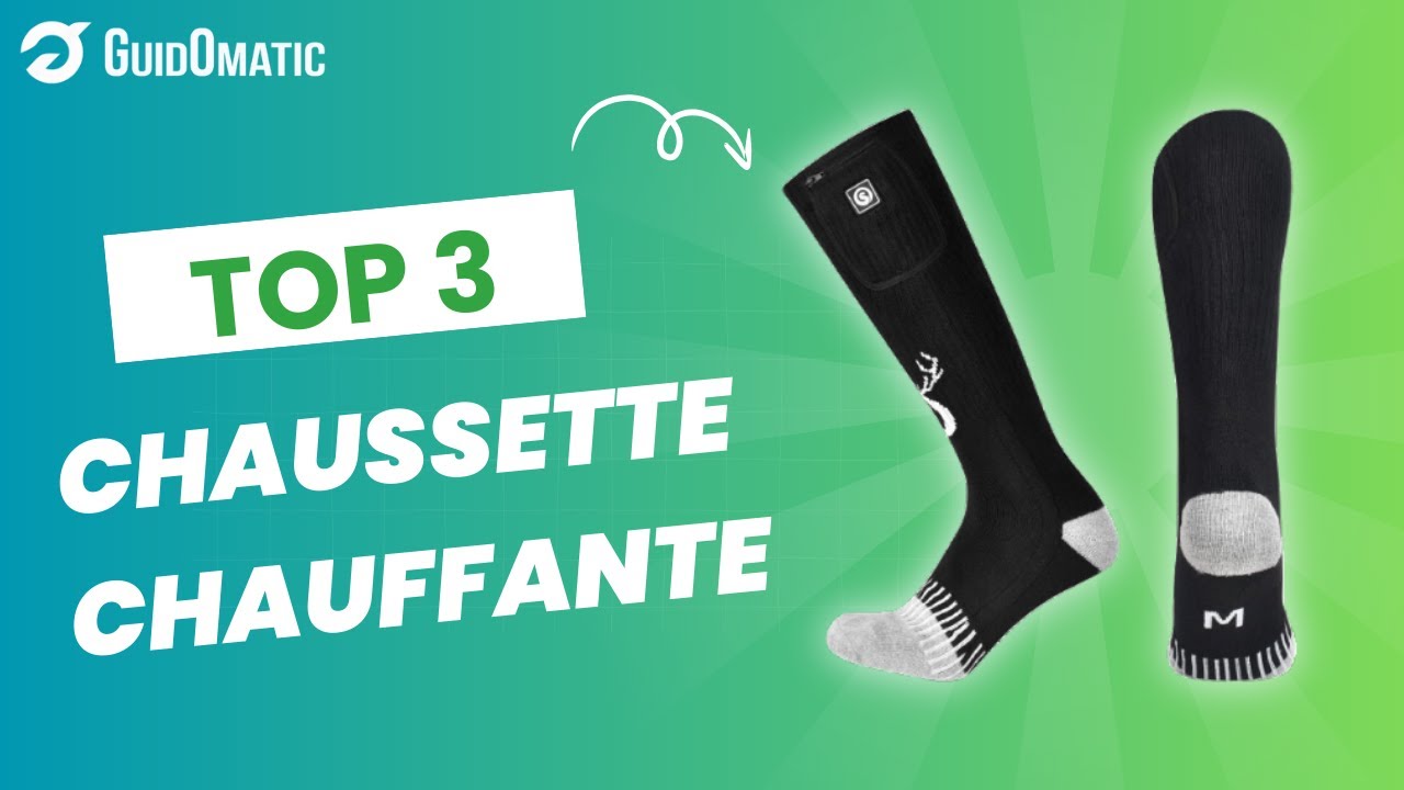 Chaussettes Chauffantes électriques Burn Buddy SK-01 - Vert/Noir - Autonomie 3-10h