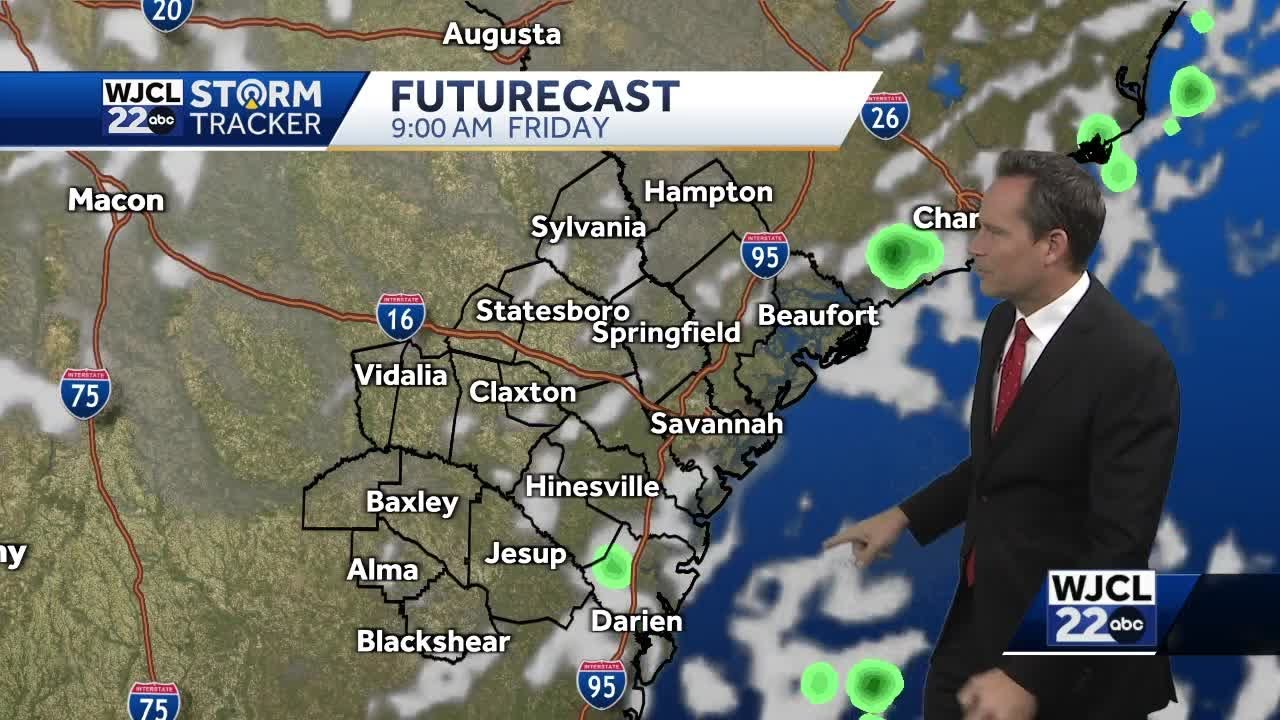 When spotty rain chances return to Southeast Georgia & the Lowcountry ...