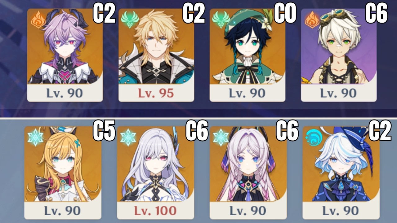 Varka & Skirk Spiral Abyss Luna V/6.4