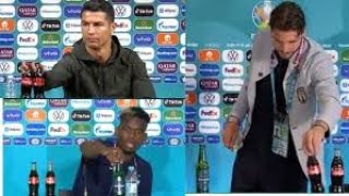 Best of Euro 2020 Funny Moments in Press Conferences : Coca Cola and Heineken