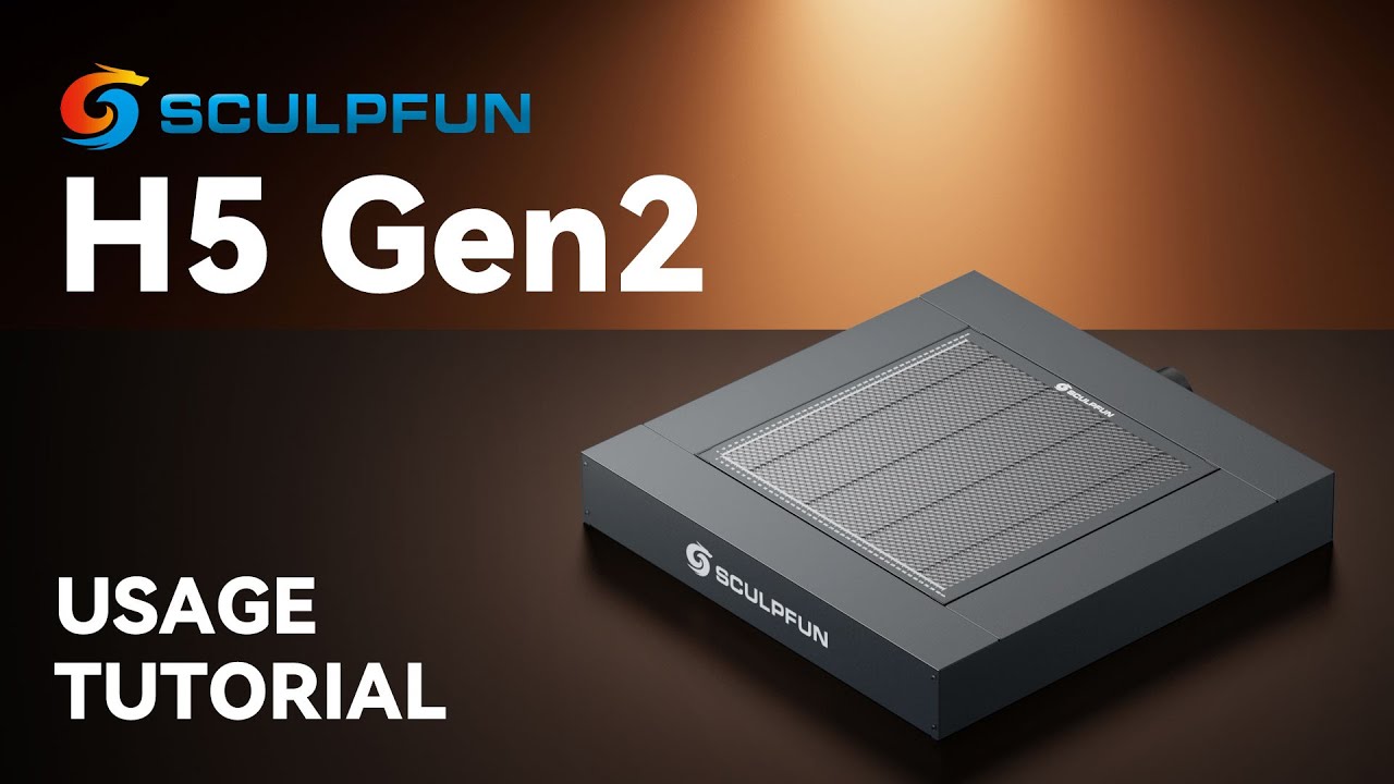 EU Direct]SCULPFUN H5 Gen2 Honeycomb Cutting Exhaust Platform 650