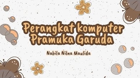 HOW TO USE ONE OF THE EXCEL 2013 PROGRAMS. || PRAMUKA GARUDA.