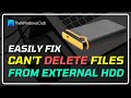 [FIXED] Can’t Delete Files From EXTERNAL HARD DRIVE || DELETE Option is Missing [WINDOWS 11/10]