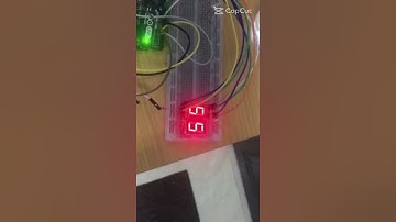 Đếm so từ 0 đến 99 trên mạch thật bằng 2 con Led 7  thanh