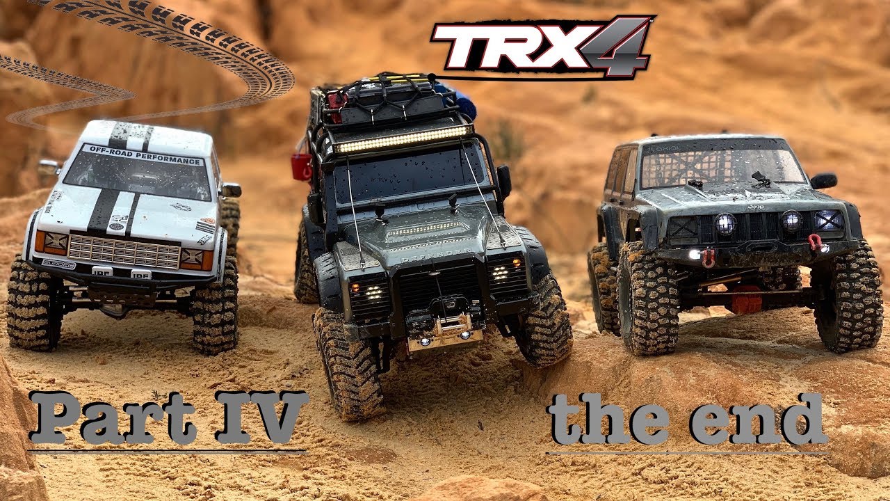 Trx4 "vs" Axial Scx10II a trail with friends....PART IV YouTube