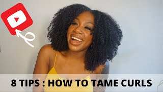 8 Tips : How To Tame Curls