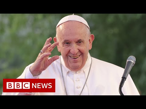 Pope Francis gives mass to huge crowd on final day of Slovakia visit - BBC News