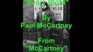 "Every Night" By Paul McCartney chords