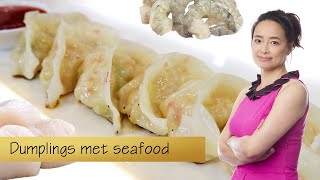 Dumplings met seafood