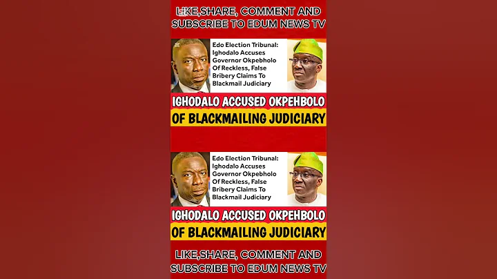 🔥Edo Election Tribunal: Ighodalo Slams Okpebholo Over False Bribery Allegations🔥