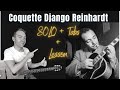 Coquette django reinhardt solo lesson  tabs eng subs