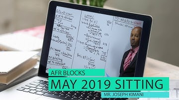 CPA-AFR BLOCK REVISION-MAY 2019 SITTING