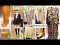 MANGO FALL-WINTER 2020-2021 Collection. GREEN NEUTRALS Fashion Trend [OCTOBER] - QR codes. Just in!