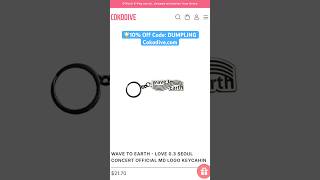 WAVE TO EARTH- LOVE 0.3 SEOUL CONCERT OFFICIAL MD🌟 #wavetoearth #w2e #kpopband #shorts #cokodive