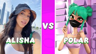 POLAR vs ALISHA KONE TikTok Dance Challenges in slow motion #tiktok #alishakone #trends #xoteam