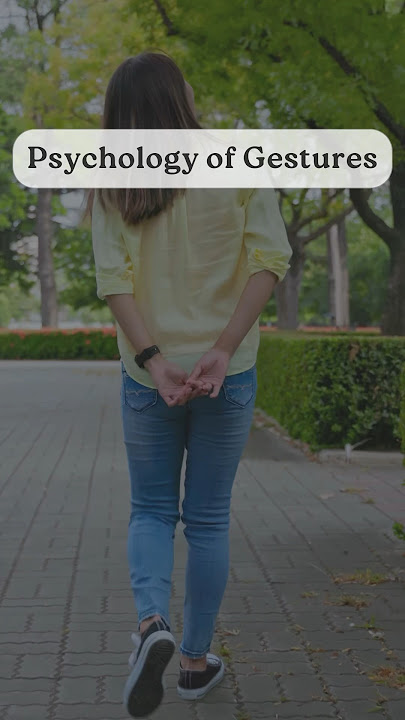Hands behind back while walking.. #shorts #facts #psychology