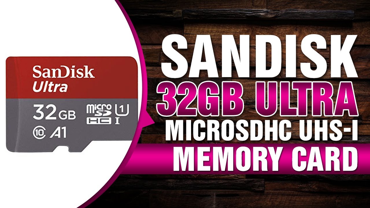 SanDisk 32GB Ultra microSDHC UHSI Memory Card with