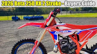 Take a detailed look at the all-new 2026 Beta 250 RX two-stroke!