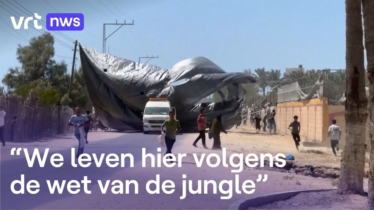 Belgisch leger dropt hulpgoederen boven Gaza, schrijnende toestanden op de grond