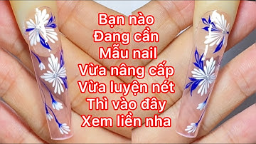 Cách vẽ hoa đơn giản bằng cọ râu