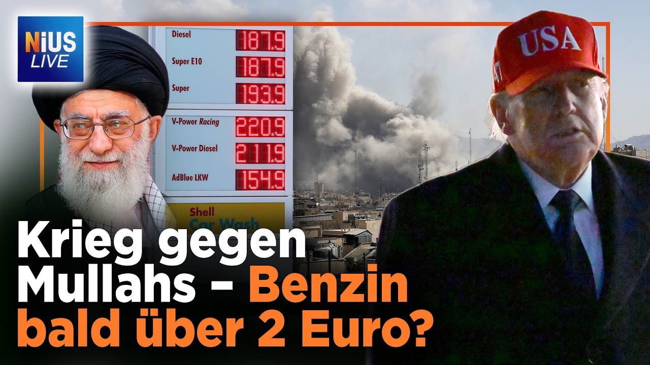 Iran: Trump startet „Gewaltiger Zorn“ – Ölkrise in Deutschland? | NIUS Live vom 01.03.2026