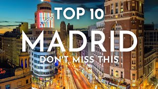 Top 10 Things to See & Do in MADRID, SPAIN  2024 Travel Guide