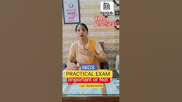 NIOS PRACTICAL IMPORTANT OR NOT |NIOS |PRACTICAL #nios #motivation #practical #exam