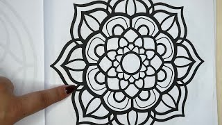 Details Need to Relax 💜 Come Color This Mandala With Me 🎨 | Adult Colorin Guide