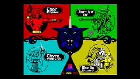 Gauntlet (ZX Spectrum) - Full tape loading sequence