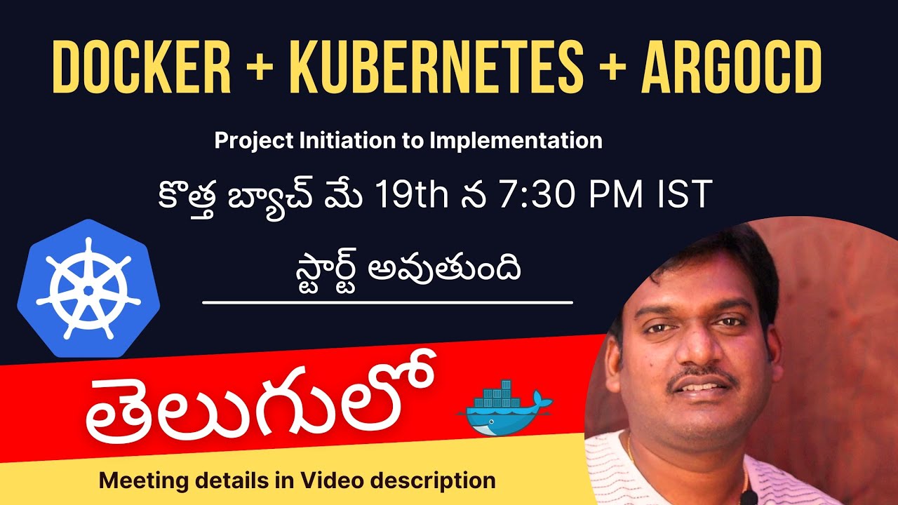 Docker & Kubernetes Zero to Hero in Telugu | LIVE Training Starts May ...