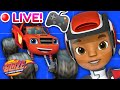 🔴 LIVE: Blaze & AJ Time Travel & Play Games! | Blaze and the Monster Machines