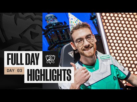 FULL DAY HIGHLIGHTS | Play-ins Day 3 | Worlds 2022