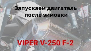 Запускаем viper v250 f2 на холодную после зимовки