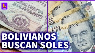 "No se devalúa": Bolivianos compran soles peruanos debido a la escasez de dólares