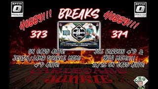 Limited Hobby Box & Optic Blaster Box Break 373 374